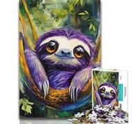 Teenager Jigsaw Forest Sloth Adult Jigsaws 1000 Pieces Difficult,Learning Educational Toys Family Games Birthday Present, Gifts 26x38cm