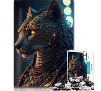Teenager Jigsaw Future Cheetah 1000 Piece Jigsaw Puzzles for Adults Gifts,Challenging Game Toys for Is Ideal As A Gift for The Whole Family (50x75cm)
