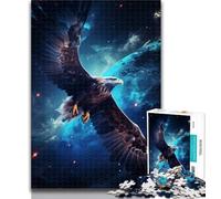 Teenager Jigsaw Galaxies Eagles 1000 Pieces Jigsaw Puzzle for Adults& Teens,Decompressing Intellectual Educational Toy Birthday Present, Gifts 26x38cm