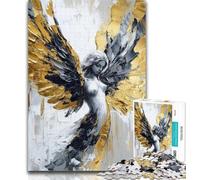 Teenager Jigsaw Golden Angel 1000 Piece Jigsaw Puzzles,for Is Ideal As A Gift for The Whole Family for And 14 Years Old 50x75cm