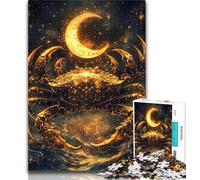 Teenager Jigsaw Golden Crab 1000 Pieces Jigsaw Puzzles for Adults And Teens,Toys Educational Games Stress Relieving Great Gifts And Toys 50x75cm