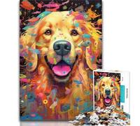 Teenager Jigsaw Happy Golden Hair 1000 Piece Jigsaw Puzzle for Adults Teens,is Ideal As A Gift for The Whole Family Suitable for And 14 50x75cm