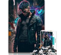 Teenager Jigsaw Hero of The Night 1000 Pieces Jigsaw Puzzles For Teens And Adults,Stress Reliever Difficult Challenge Enhance Love between Couples (50x75cm)