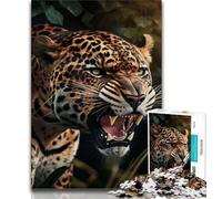 Teenager Jigsaw Jaguar 1000 Pieces Jigsaw Puzzle for Adults& Teens,Educational Toys Is Ideal As A Gift for The Whole Family (38x26cm)