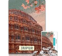 Teenager Jigsaw Jaipur 1000 Pieces Jigsaw Puzzles For Teens And Adults,Diy Modern Wall Art Unique Gift Home Decor 26x38cm