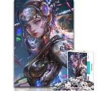 Teenager Jigsaw Japanese Female Ninja Warrior 1000 Pieces Jigsaw Puzzles for Adults And Teens,Enhance Love between Couples for Ages 14+ 26x38cm