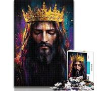 Teenager Jigsaw Jesus 1000 Pieces Jigsaw Puzzles For Teens And Adults,Interesting Stress Reduction Parent-child Interaction 50x75cm