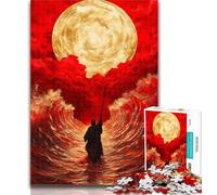 Teenager Jigsaw Jesus in The Ocean 1000 Piece Jigsaw Puzzles for Teenagers Gifts,Toys Educational Games Stress Relieving Enhance Love between Couples 50x75cm