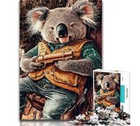 Teenager Jigsaw Koala Hunter 1000 Piece Jigsaw Puzzles for Teenagers,learning Educational Toys Unique Home Decor And Gifts 26x38cm