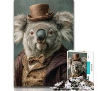 Teenager Jigsaw Koala Noble 1000 Pieces Jigsaw Puzzles for Adults And Teens,Enhance Love between Couples for Ages 14+ 26x38cm
