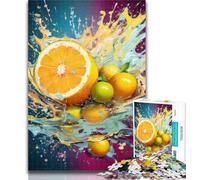 Teenager Jigsaw Lemon 1000 Piece Jigsaw Puzzles for Adults & Teens,Learning Educational Toys Family Games Enhance Love between Couples 26x38cm