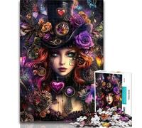 Teenager Jigsaw Mysterious Witch Jigsaw Puzzles for Adults 1000 Piece,is Ideal As Gifts for The Whole Family for And Age 14 26x38cm