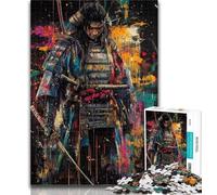 Teenager Jigsaw Ninja Samurai Oil Painting 1000 Piece Jigsaw Puzzles for Teenagers,learning Educational Toys Unique Home Decor And Gifts 50x75cm