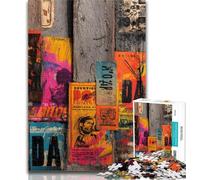 Teenager Jigsaw Paris Collage 1000 Piece Jigsaw Puzzles,for Is Ideal As A Gift for The Whole Family for And 14 Years Old 50x75cm