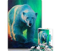 Teenager Jigsaw Polar Bears 1000 Pieces Jigsaw Puzzles For Teens And Adults,Diy Modern Wall Art Unique Gift Home Decor 75x50cm