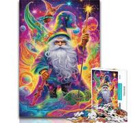 Teenager Jigsaw Psychedelic Witch Adult Jigsaws 1000 Pieces Difficult,Vibrant And Unique Design Relaxing & Challenging Puzzle Experience 50x75cm