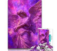 Teenager Jigsaw Purple Angel 1000 Piece Jigsaw Puzzles,Decompressing Intellectual Educational Toy Birthday Present, Gifts 50x75cm