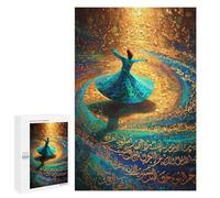 Teenager Jigsaw Puzzles 1000 PCS Whirling Dervish Art Print Jigsaw for Teenagers Hand Speed Race Difficult And Challenge Challenging Family Fun Game 1000 PCS