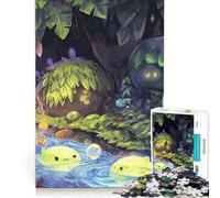 Teenager Jigsaw Puzzles 1000 Pieces Alien Jungle, Family Games, Pattern Assembly, Enhance Love between Couples 38x26cm