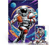 teenager Jigsaw Puzzles 1000 Pieces American Football Astro Präzisionsschnitt Verbessern Sie das Gedächtnis38x26cm