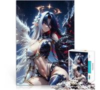 teenager Jigsaw Puzzles 1000 Pieces Angel and Demon Hybrid Intellektuelles Spiel Einzigartige Wohndekoration und Geschenke52x38cm