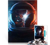 teenager Jigsaw Puzzles 1000 Pieces Astronaut's World Schwierig und herausfordernd Die Liebe zwischen Paaren stärken75x50cm