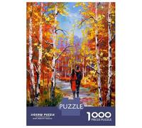 Teenager Jigsaw Puzzles 1000 Pieces Autumn Romance Puzzle for Adults Toy Wall Decor Hand Speed Race Educational Challenge 38x26cm/1000pcs