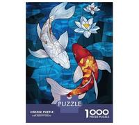 Teenager Jigsaw Puzzles 1000 Pieces Axolotl Eating Ramen by Waterfall Adult Jigsaw Puzzle Hands-on Game Enhance Memory Great Gift for Gaming 70x50cm/1000pcs