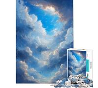 Teenager Jigsaw Puzzles 1000 Pieces Azure Awakening Fun Activities at Home Improve Memory Hands-on Game for Age 14+ Game (38x52cm)