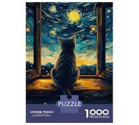 Teenager Jigsaw Puzzles 1000 Pieces Celestial Crow Ethereal Adult Jigsaw Puzzle Hands-on Game Enhance Memory Great Gift for Gaming 38x26cm/1000pcs