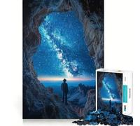 Teenager Jigsaw Puzzles 1000 Pieces Celestial Gateway Flawless Edge Fun Thinking Fun Game Cozy Fun Time Xmas Art Display (38x26cm)