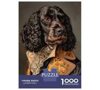 Teenager Jigsaw Puzzles 1000 Pieces Cocker Spaniel Portrait Jigsaw for Adults Toy Wall Decor Perfect Decoration Gifts for Friends And Family 52x38cm/1000pcs