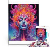 teenager Jigsaw Puzzles 1000 Pieces Color women art Challenging Game Gifts 50x75cm Artists Collection, Fine Art for Age 14