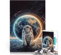 teenager Jigsaw Puzzles 1000 Pieces Cool Space Cat Musician DIY-Spielzeug eignet sich ideal als Geschenk für die ganze Familie38x26cm
