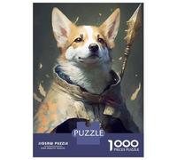 Teenager Jigsaw Puzzles 1000 Pieces Corgi The Wizard Jigsaw for Adults Toy Wall Decor Perfect Decoration Gifts for Friends And Family 70x50cm/1000pcs