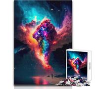 Teenager Jigsaw Puzzles 1000 Pieces Cosmic Explosion Enjoy Cozy Calm Downtime Hours Clean Cut Durable Play Craft Toy Size 38x26cm