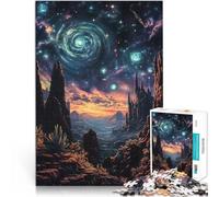teenager Jigsaw Puzzles 1000 Pieces Cosmic Galaxy Grand Canyon Difficult and Challenge is ideal as gifts for the whole family 50x70cm