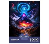 Teenager Jigsaw Puzzles 1000 Pieces Cosmic Mountain Landscape Puzzle for Adults Toy Wall Decor Hand Speed Race Educational Challenge 38x26cm/1000pcs