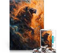 teenager Jigsaw Puzzles 1000 Pieces Cosmic Nebula Lion Spiele Spielzeug Geschenk Lernspiel für Geburtstag, Weihnachten38x26cm
