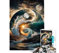 Teenager Jigsaw Puzzles 1000 Pieces Crashing Harmony Fun Activities at Home Improve Memory Hands-on Game for Age 14+ Game (50x75cm)