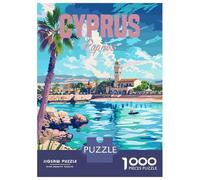 Teenager Jigsaw Puzzles 1000 Pieces Cyprus Paphos Puzzle for Adults Toy Wall Decor Hand Speed Race Educational Challenge 70x50cm/1000pcs