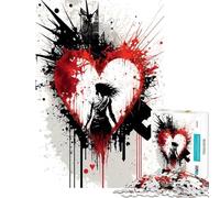 Teenager Jigsaw Puzzles 1000 Pieces Deadly Infatuation Help The Brain Exercise Home Art Decor Relax Games Suitable for People Aged 14 And Above (38x52cm)