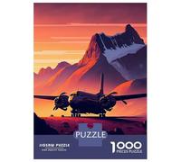 Teenager Jigsaw Puzzles 1000 Pieces Deserted Mountain Flight Jigsaw for Adults Toy Wall Decor Perfect Decoration Gifts for Friends And Family 70x50cm/1000pcs