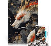 teenager Jigsaw Puzzles 1000 Pieces Dragon Art Trainieren Sie Ihr Gehirn und Ihre Hände Perfekte Dekoration38x26cm