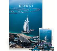 Teenager Jigsaw Puzzles 1000 Pieces Dubai UAE Neat Joint Decor Mental Skill Game Rest Time Game Xmas Art Display (50x75cm)