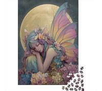 Teenager Jigsaw Puzzles 1000 Pieces Enchanted Fairy Dreamscape Puzzle for Adults Relaxing Games Birthday Present Gifts for Friends And Family 38x26cm/1000pcs