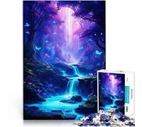 teenager Jigsaw Puzzles 1000 Pieces Enchanted Grove Fairy Glen Präzisionsschnitt Tolles Geschenk für Spiele52x38cm