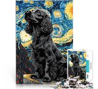 teenager Jigsaw Puzzles 1000 Pieces English Cocker Spaniel Handgeschwindigkeitswettbewerb Eltern-Kind-Interaktion75x50cm