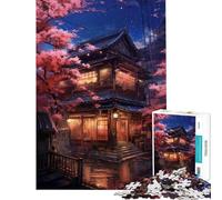 Teenager Jigsaw Puzzles 1000 Pieces Evening Peace Fun Activities at Home Improve Memory Hands-on Game for Age 14+ Game (50x75cm)
