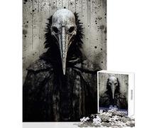 Teenager Jigsaw Puzzles 1000 Pieces Evil Plague Doctor Hands-on Game Home Art Decor Home Decoration Toys Difficult And Challenge (38X52CM)